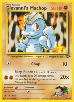 Giovanni's Machop
