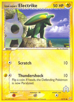 Team Aqua's Electrike (Scratch)
