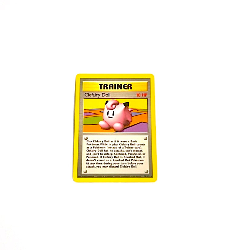 Clefairy Doll Trainer – Base Set 70/102 Pokémon cards