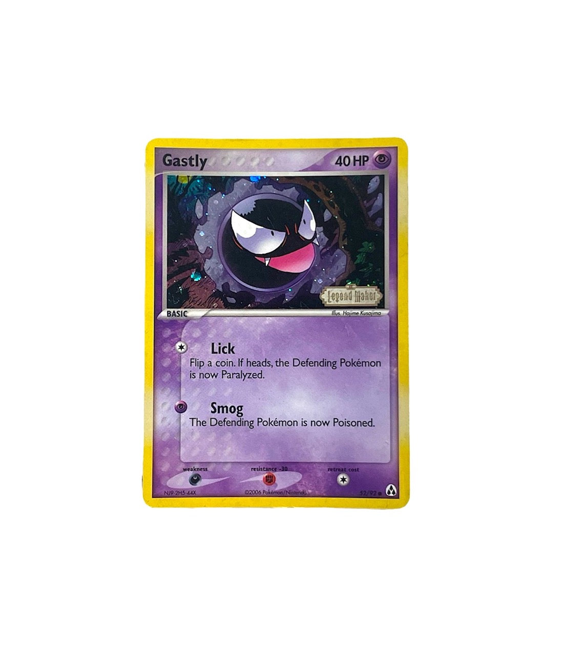 Gastly Holo Common EX Legend Maker 52/92 Pokemon Cards CollexyLux CollexyLux.dk Gastly Holo Common EX Legend Maker 52/92 Pokemon Cards CollexyLux CollexyLux.dk