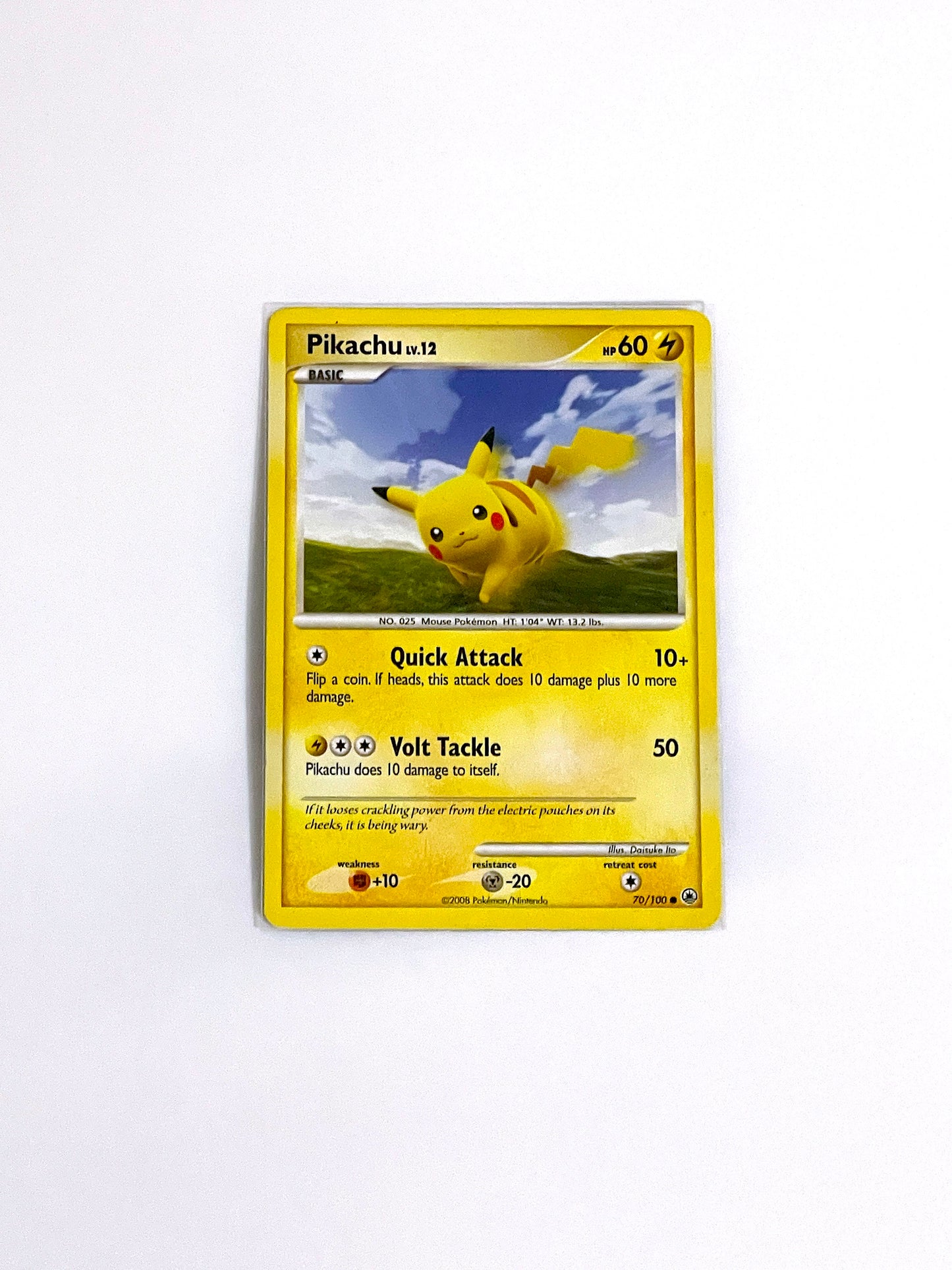 Pikachu Common – Majestic Dawn 70/100 Pokémon card