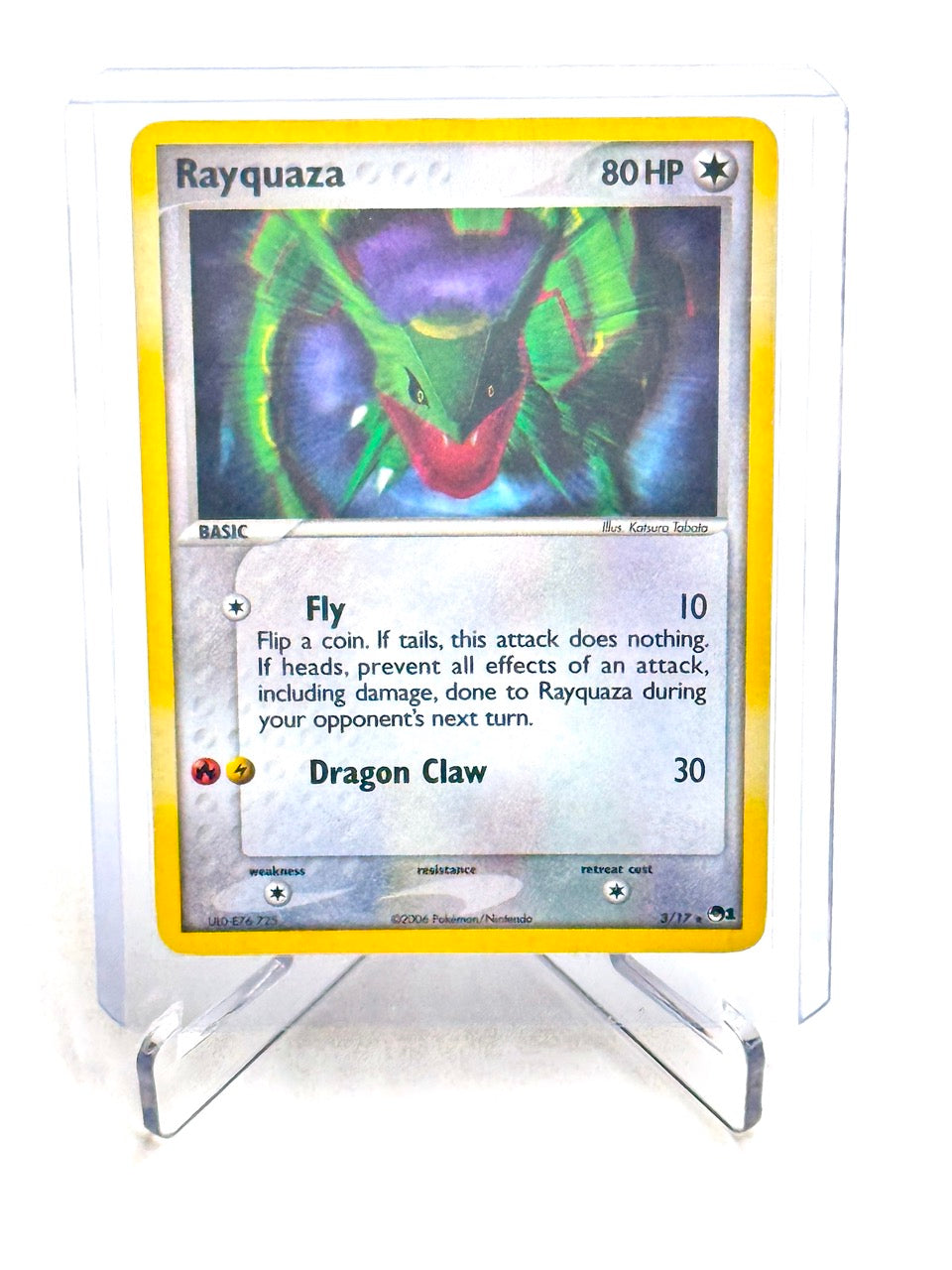 Rayquaza - POP Series 1 3/17 - Holo CollexyLux.dk Rayquaza - POP Series 1 3/17 - Holo CollexyLux.dk
