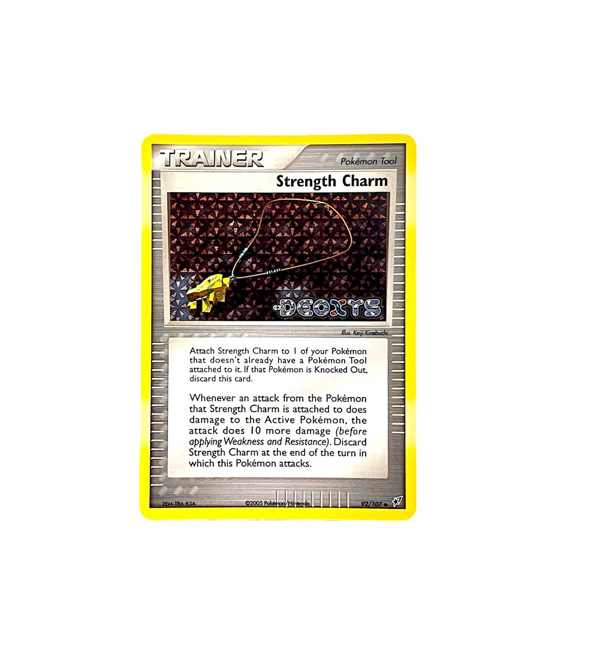 Strength Charm Reverse Holo – EX Deoxys 92/107 Pokemon cards