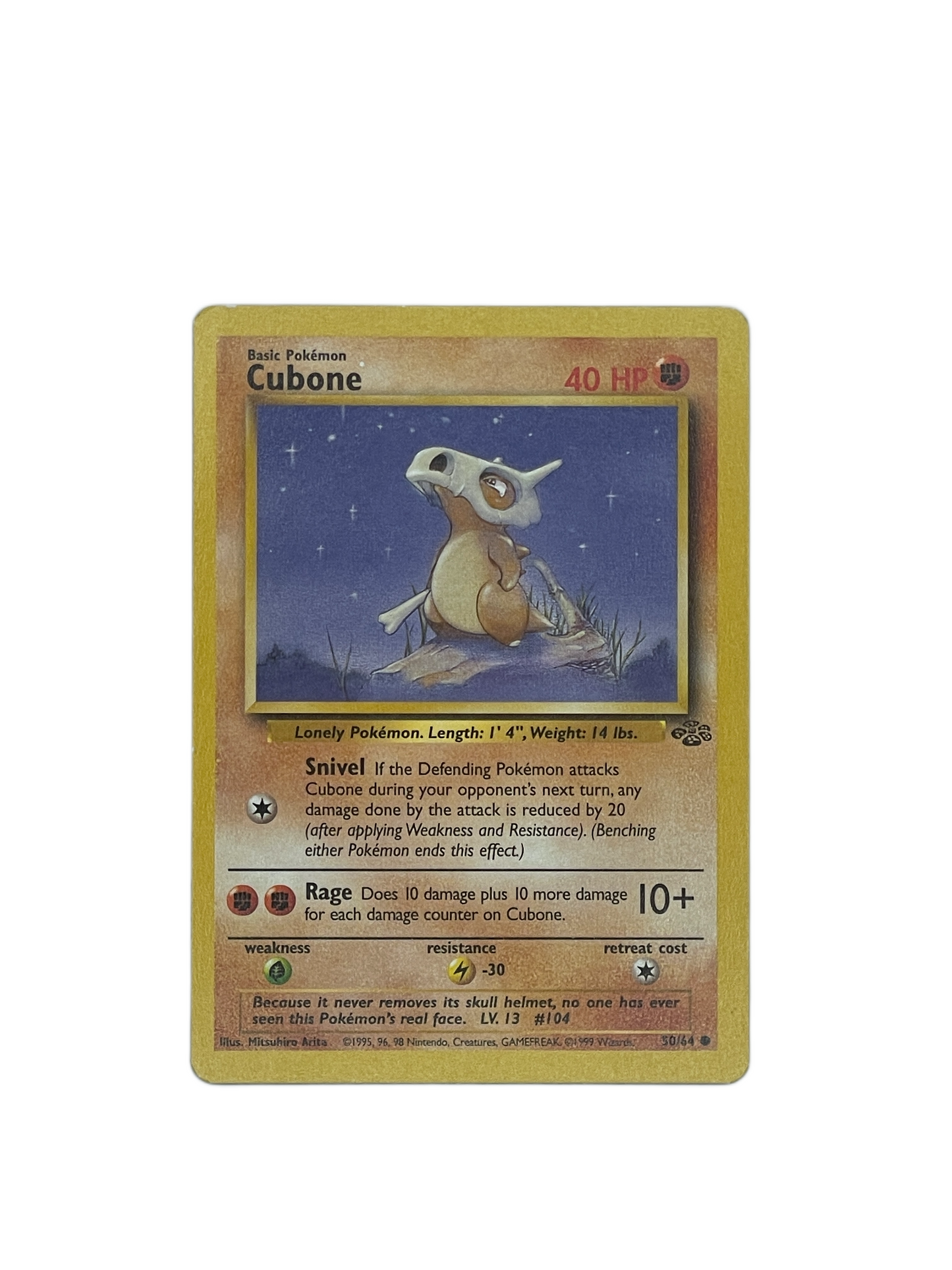 Cubone Common – Jungle 50/64 Pokémon cards