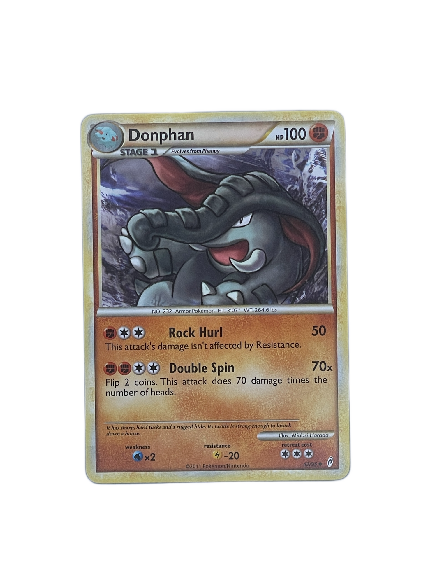 Donphan Uncommon – Call of Legends 42/95 Pokémon cards