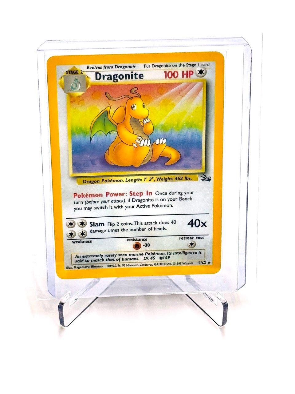 Dragonite - Fossil Set 4/62 - Klassisk kort - CollexyLux.dk