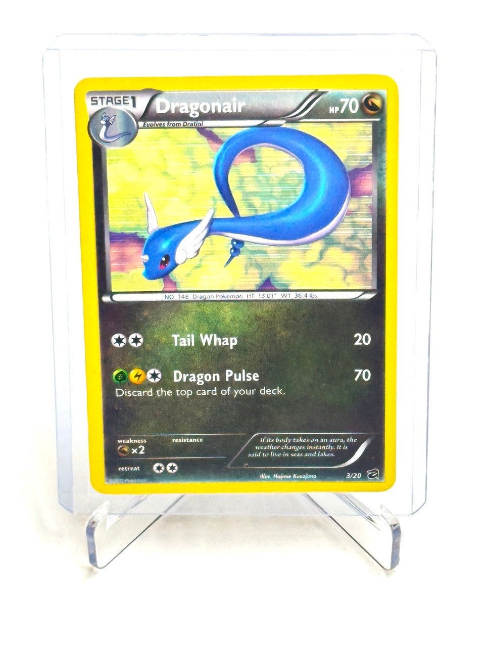 pokemon card dragonair Pokmon TCG Reveals Pokmon 151: Illustration Violet 151 Photo associated with this product is a stock photo and not a photo of the actual card in Pokemon Card - Legendary Collection