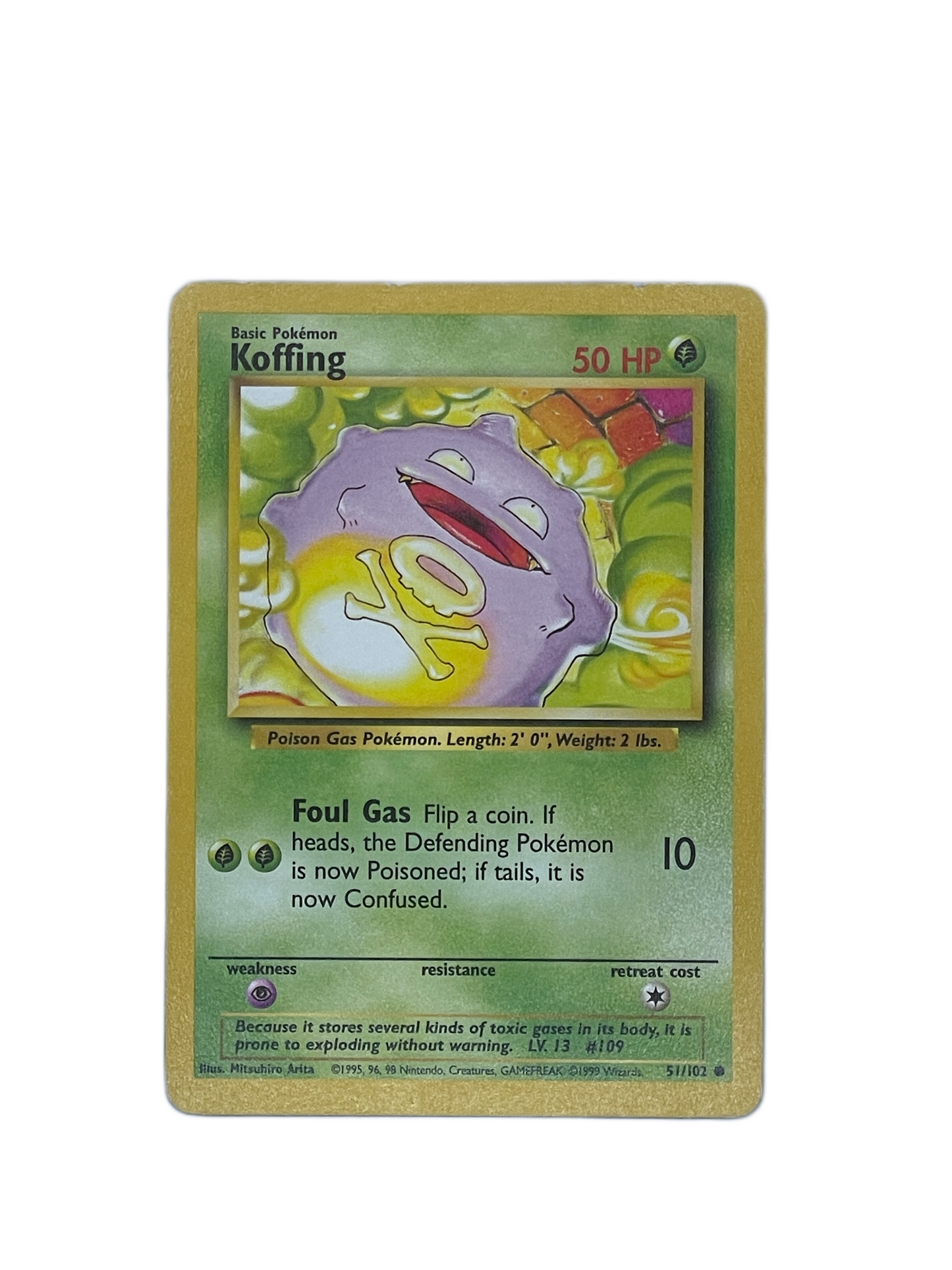 Koffing Common – Base Set 51/102 Pokémon cards