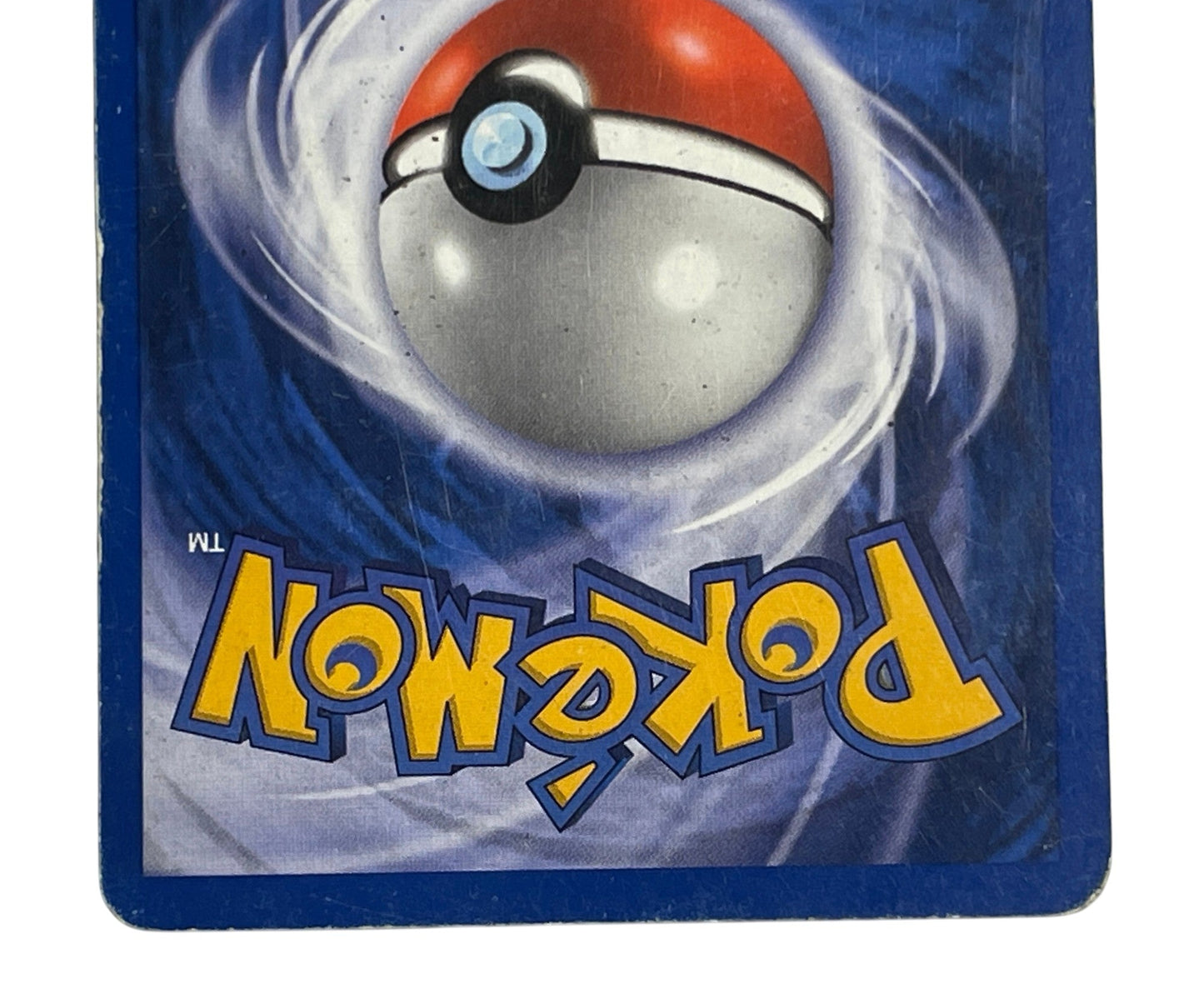 Lugia 9/111 Holo fra Pokémon Neo Genesis – nærbillede af bagsidens nederste kant og hjørner