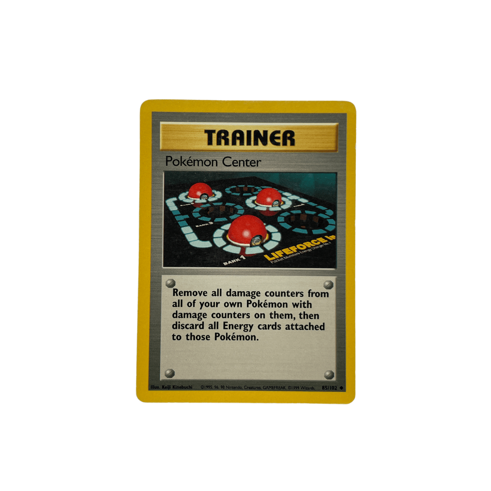 Pokémon Center Uncommon – Base Set 85/102 Pokémon kort