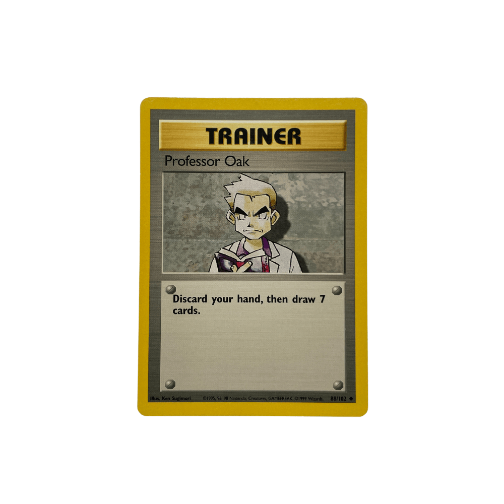 Professor Oak Uncommon – Base Set 88/102 Pokémon kort