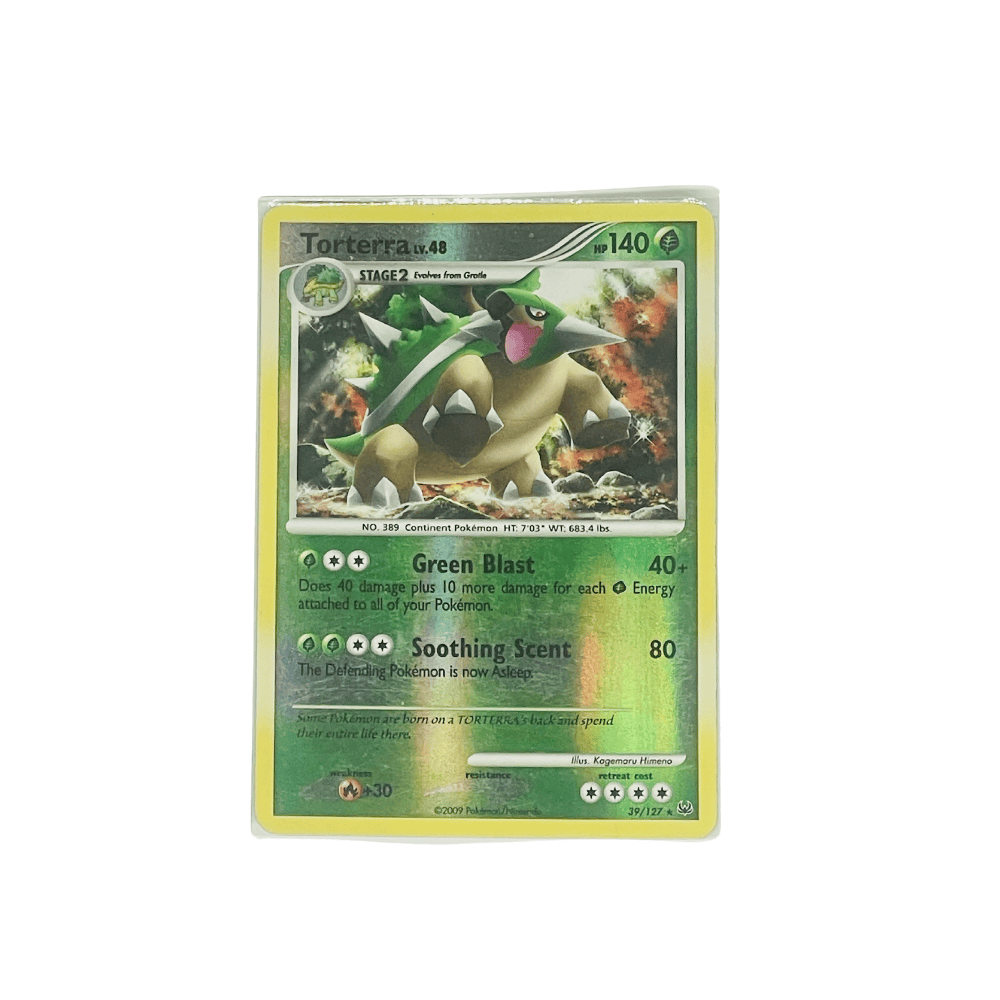 Torterra Reverse Holo Rare – Platinum 39/127 Pokemon cards