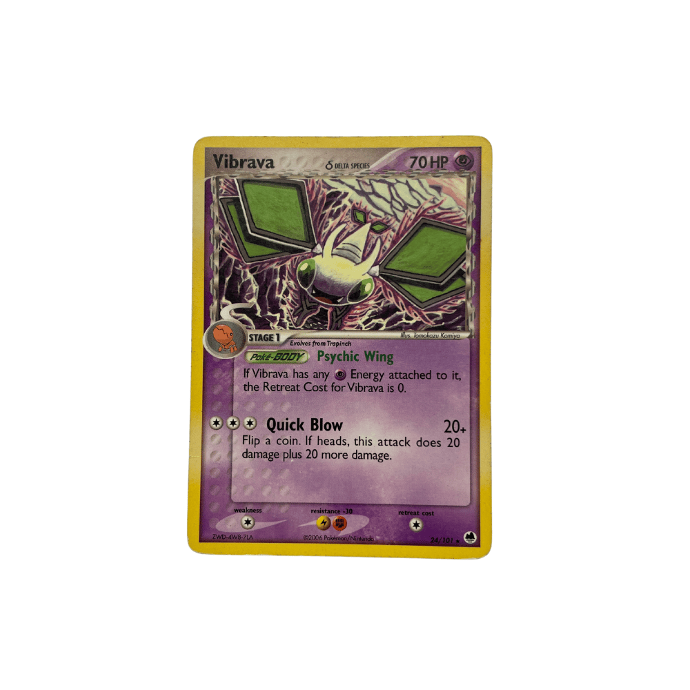 Vibrava Rare EX Dragon Frontiers 24/101 Pokemon Cards CollexyLux CollexyLux.dk Vibrava Rare EX Dragon Frontiers 24/101 Pokemon Cards CollexyLux CollexyLux.dk