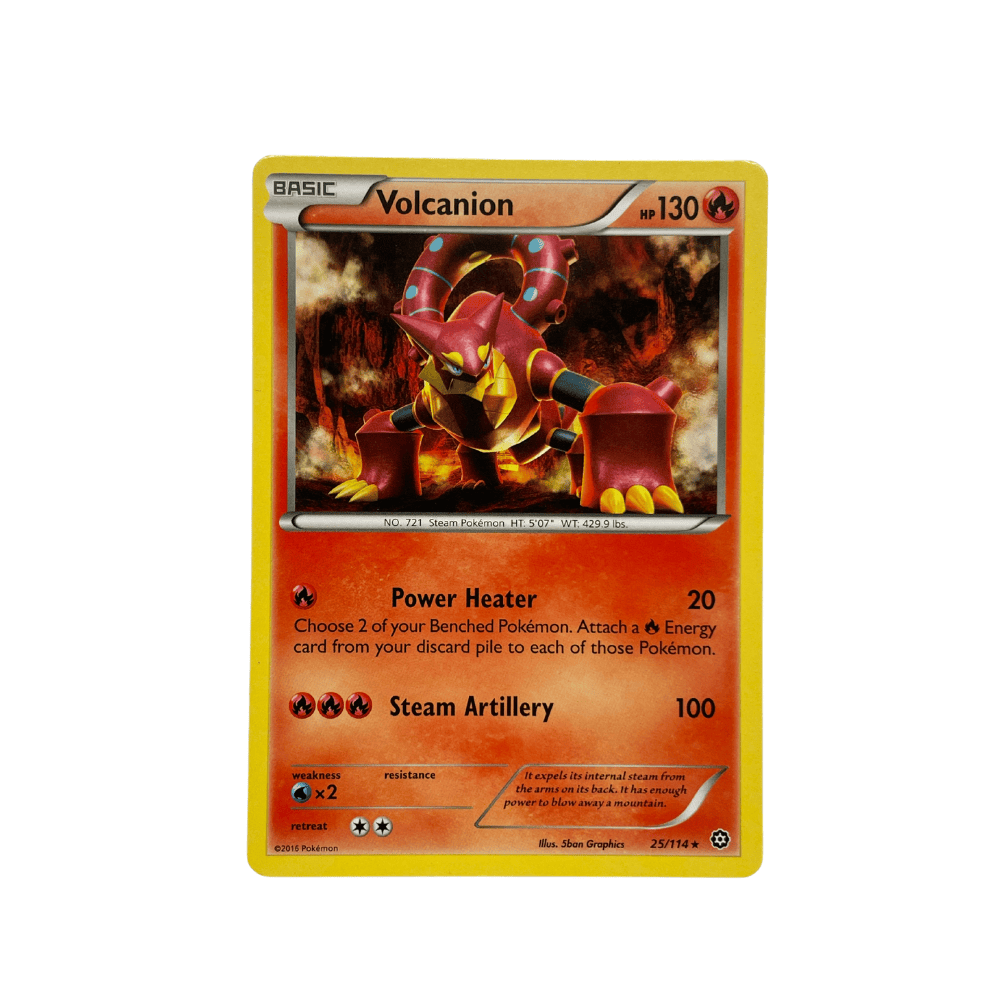 Volcanion Rare – Steam Siege 25/114 Pokémon cards