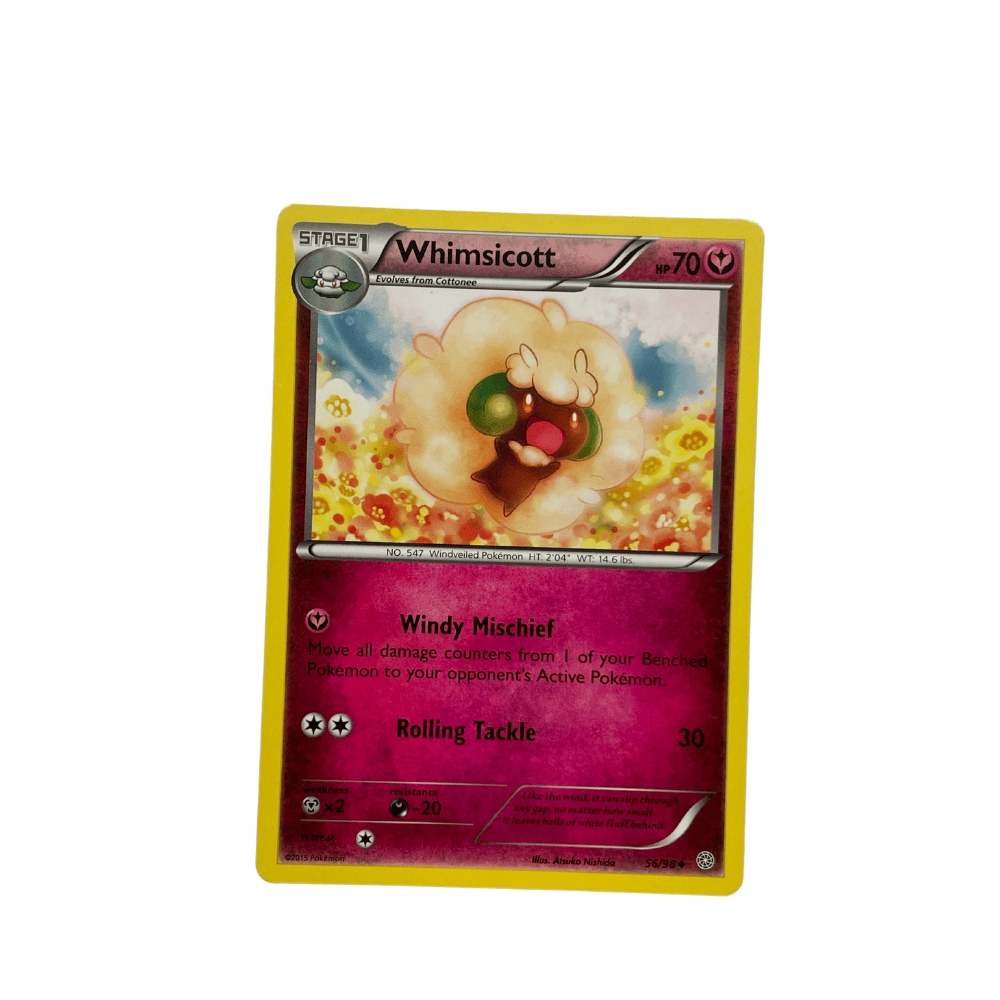 Whimsicott Uncommon – Ancient Origins 56/98 Pokémon card
