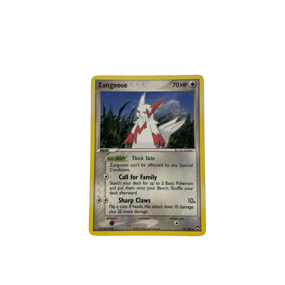 Zangoose Rare – EX Power Keepers 25/108 Pokémon cards