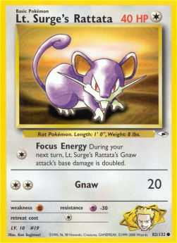 Lt. Surge's Rattata