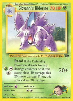 Giovanni's Nidorino