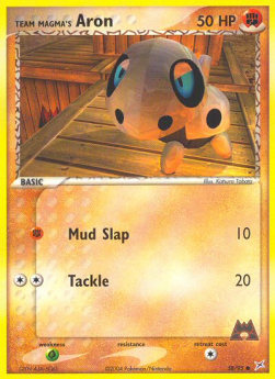 Team Magma's Aron (Mud Slap)