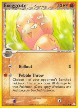 Exeggcute δ Delta Species