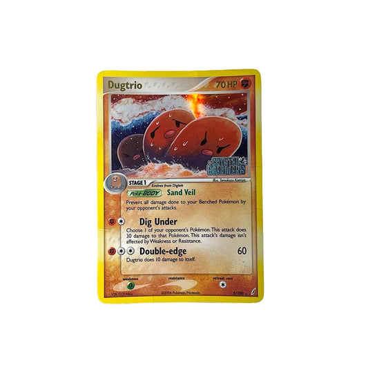 Dugtrio 5/100 - EX Crystal Guardians - Holo - Stempel - GD Stand