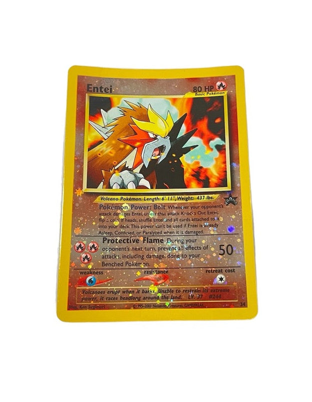 Entei Reverse Holo – Wizards Black Star Promo 34/53 Pokémon kort
