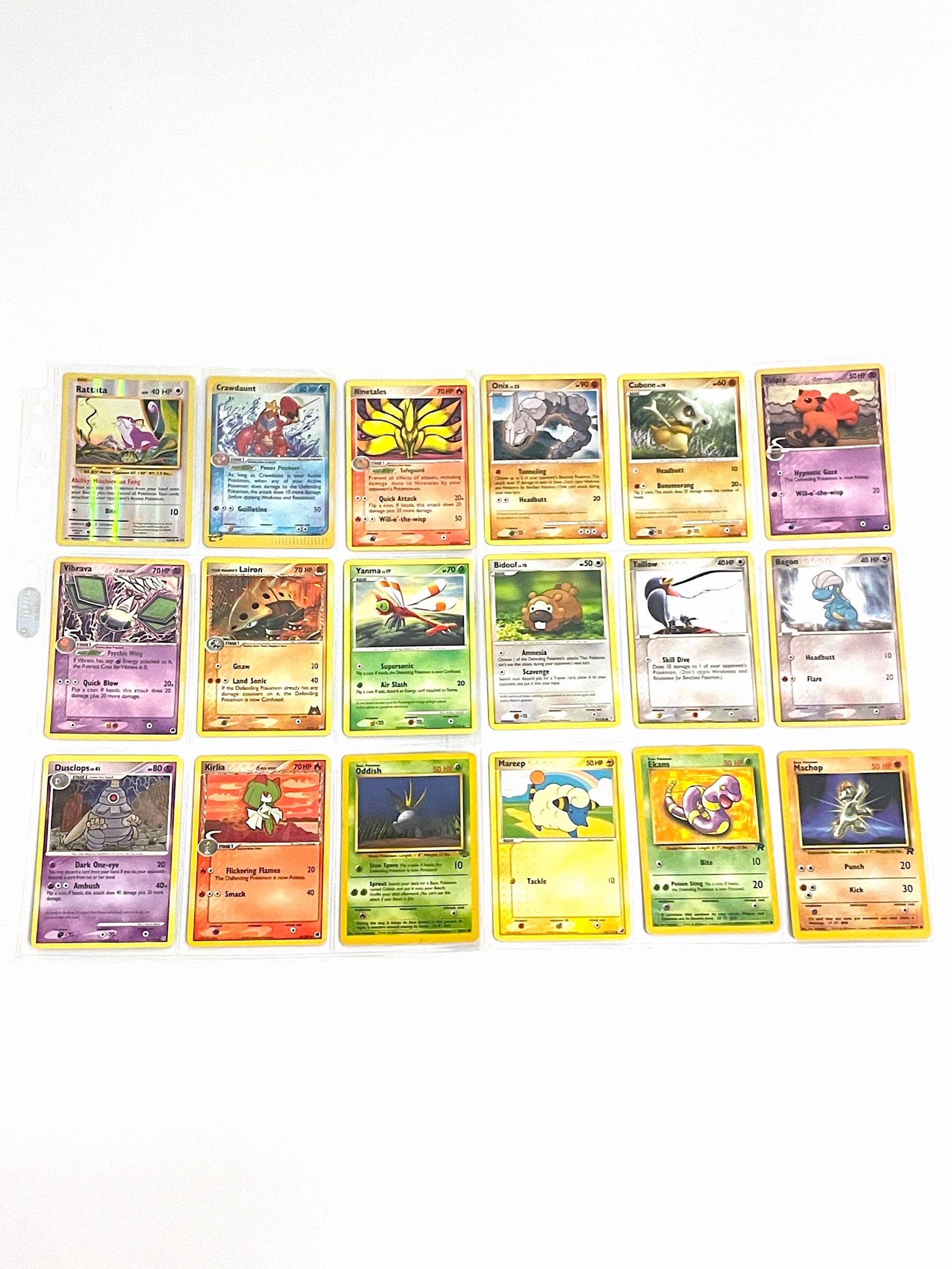 complete original pokemon card set Pokémon Card Lot (18 cards) – CollexyLux.dk