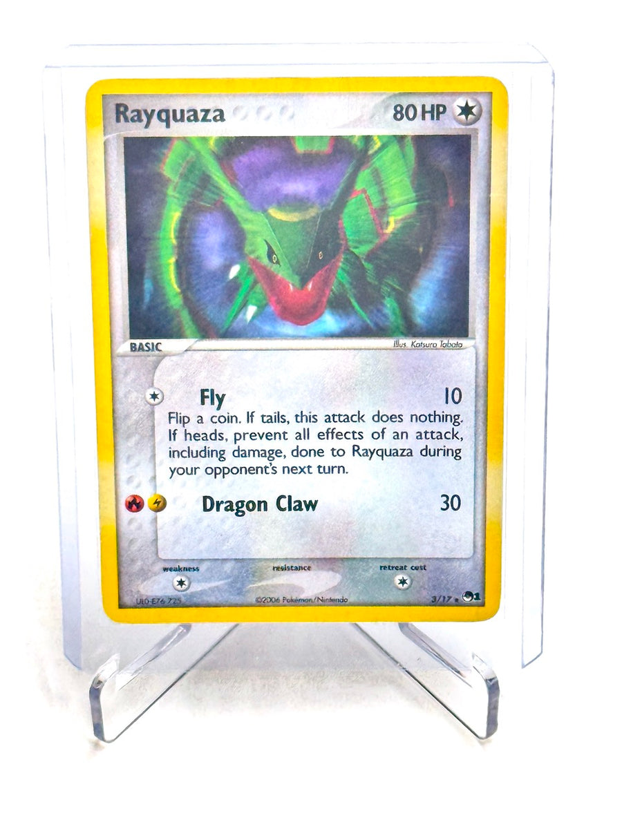 Rayquaza Holo – POP Series 1 3/17 Pokémon kort