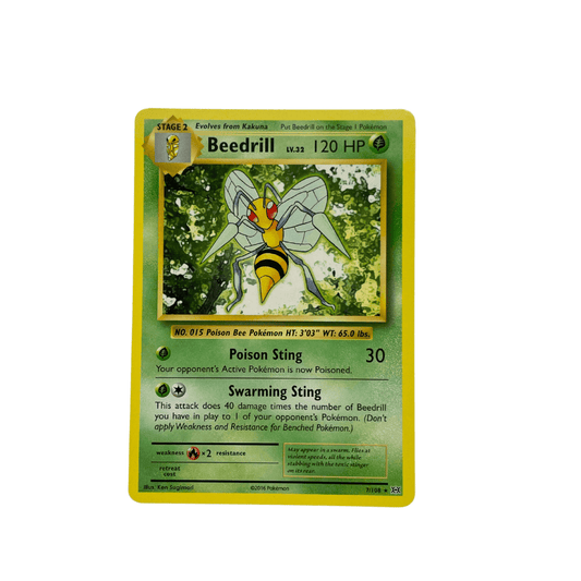 Beedrill Rare – Evolutions 7/108 Pokémon kort