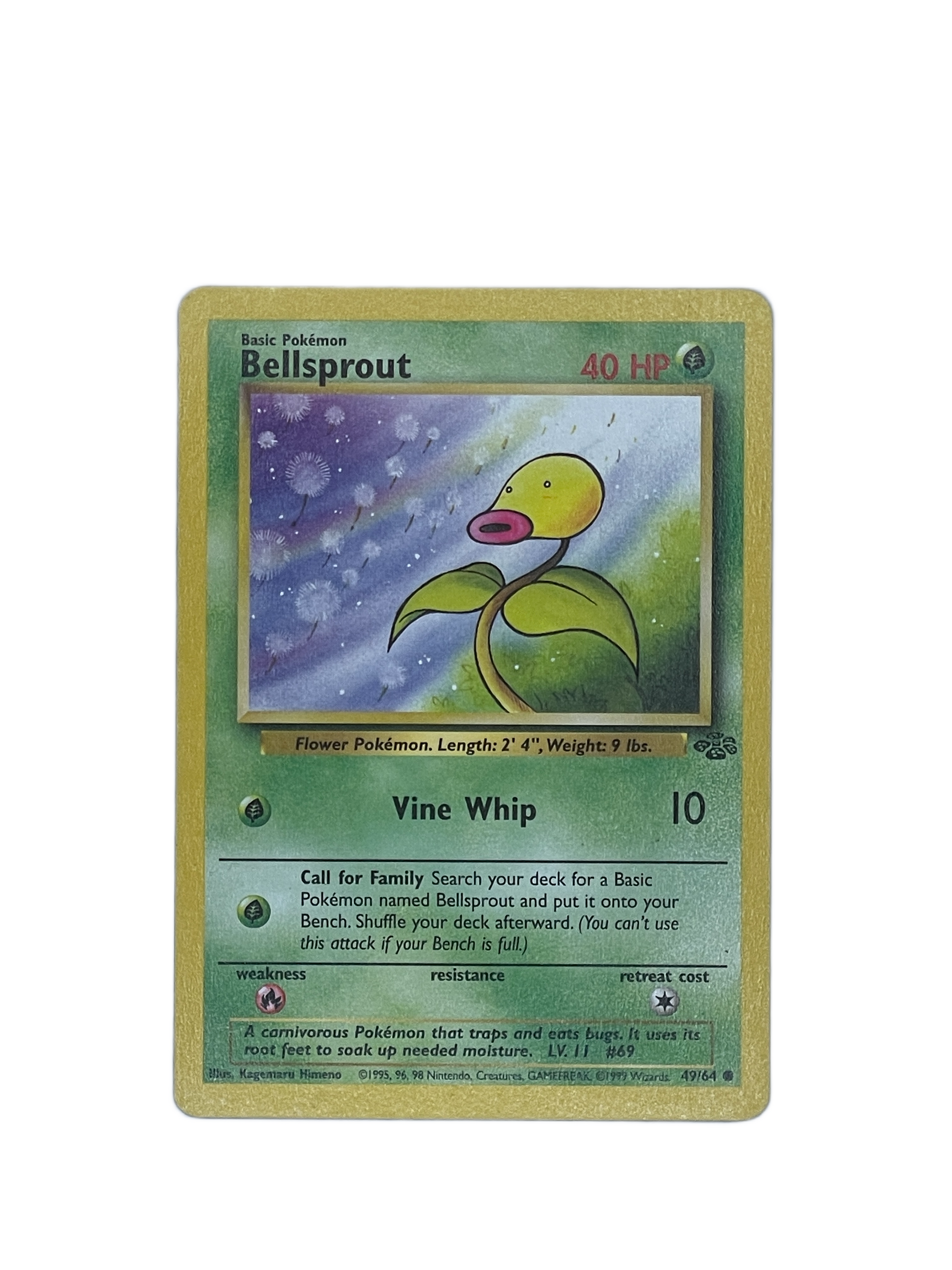 Bellsprout Common Jungle 49/64 Pokemon Card CollexyLux CollexyLux.dk Bellsprout Common Jungle 49/64 Pokemon Card CollexyLux CollexyLux.dk