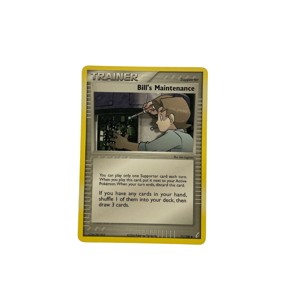 Bill's Maintenance Uncommon – EX Crystal Guardians 71/100 Pokémon kort