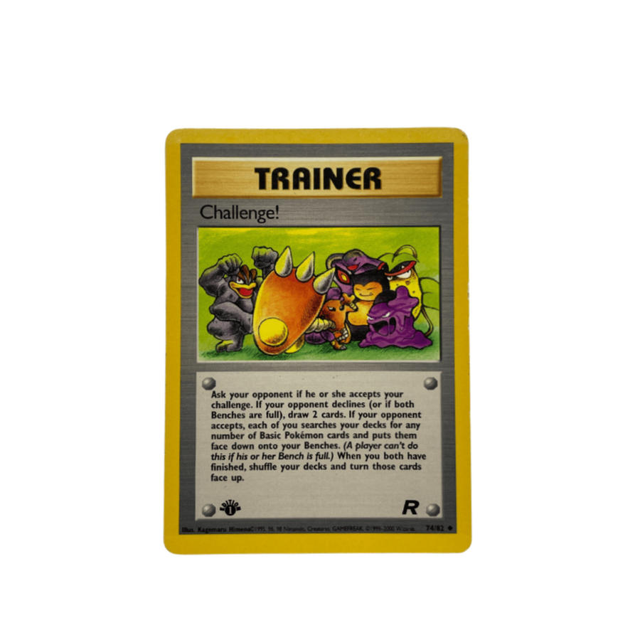 Challenge! 1st Edition - Team Rocket Uncommon – Team Rocket 74/82 Pokémon Card