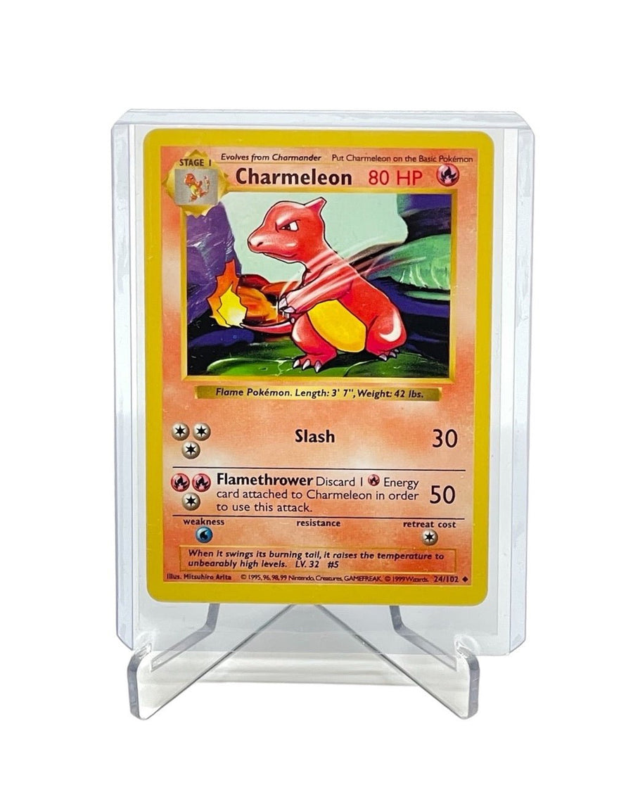 Charmeleon Shadowless Pokémon Kort - Base Set 24/102 - Klassisk Kort - CollexyLux.dk