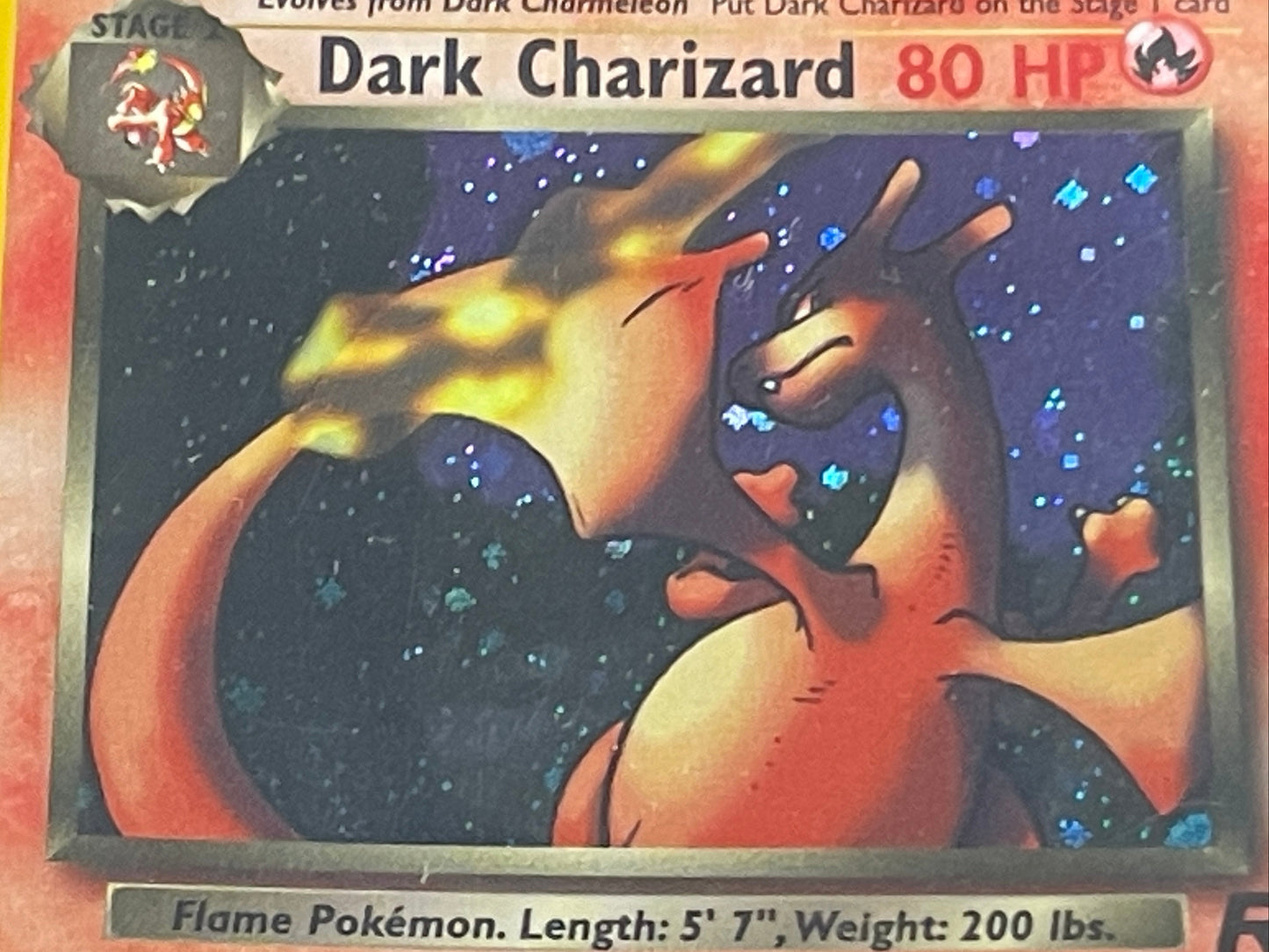 Dark Charizard Pokémon Kort - Team Rocket Set 4/82 - Klassisk Kort - CollexyLux.dk