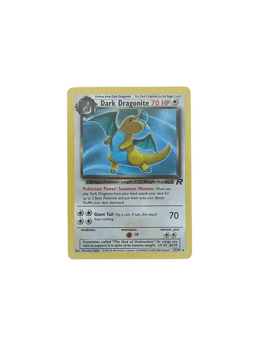 Dark Dragonite Rare – Team Rocket 22/82 Pokémon kort