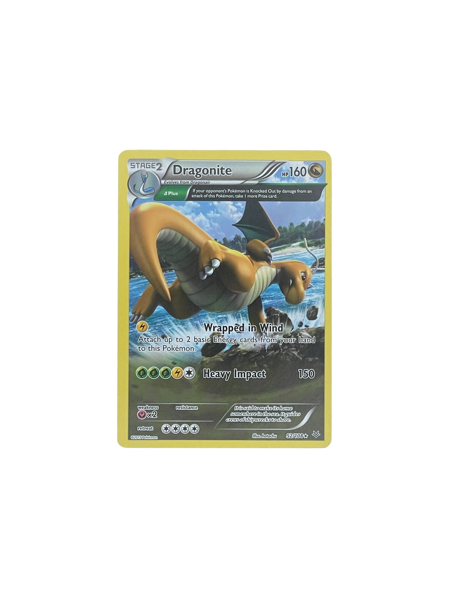 Dragonite Rare – XY Roaring Skies 52/108 Pokémon kort