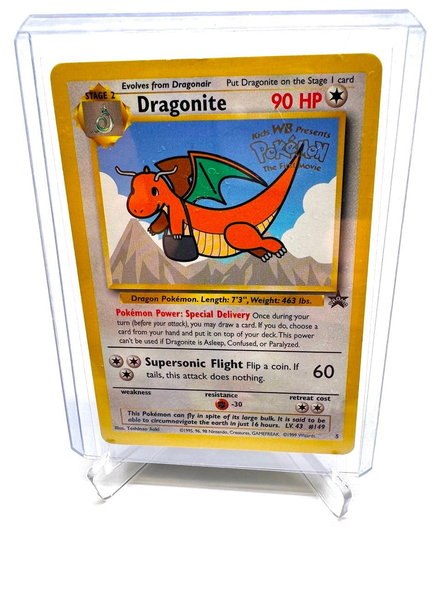 Dragonite WB Promo Pokémon Kort - WOTC Black Star Promos 5 - Klassisk Kort - CollexyLux.dk