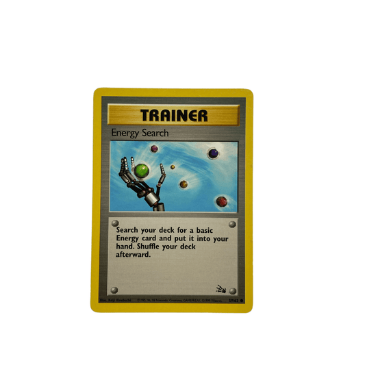 Energy Search Trainer Common – Fossil 59/62 Pokémon cards