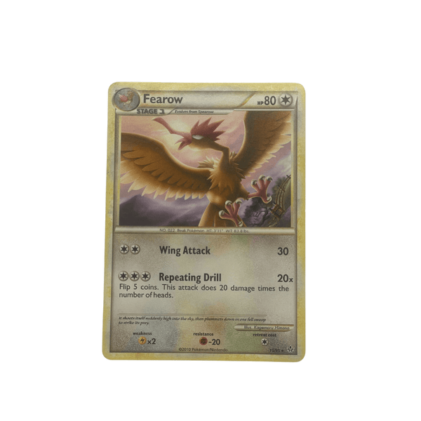 Fearow Rare Unleashed 15/95 Pokemon card - Good (GD) Fearow Rare Unleashed 15/95 Pokemon card - Good (GD)
