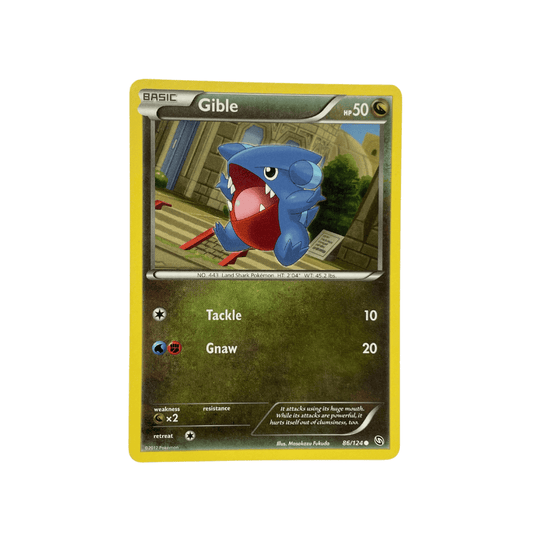 Gible Common – Dragons Exalted 86/124 Pokémon cards