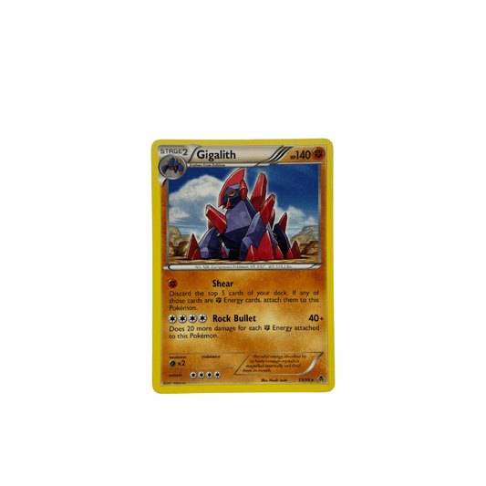Gigalith Rare – Emerging Powers 53/98 Pokémon card