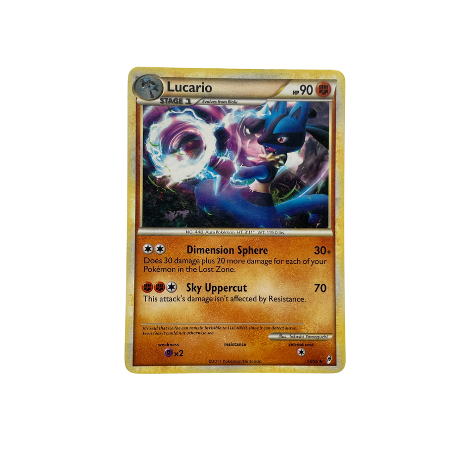 Lucario Non Holo Rare – Call of Legends 14/95 Pokémon Card