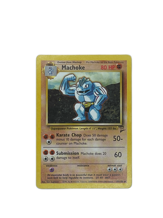 Machoke Uncommon – Base Set 2 47/130 Pokémon cards