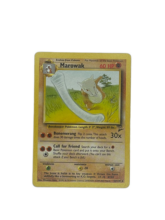 Marowak Uncommon – Base Set 2 52/130 Pokémon cards