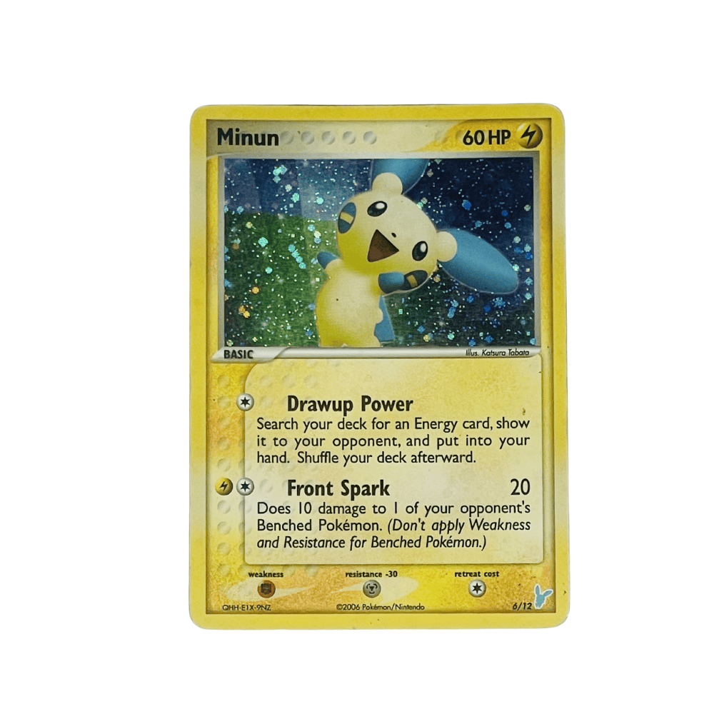 Minun Holo Fixed – EX Trainer Kit Minun 6/12 Pokémon cards