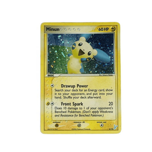 Minun Holo Fixed – EX Trainer Kit Minun 6/12 Pokémon cards