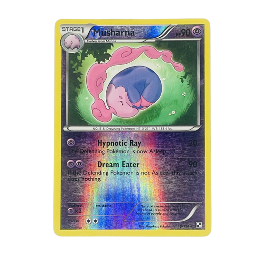 Musharna Reverse Holo – Black & White 49/114 Pokemon Cards