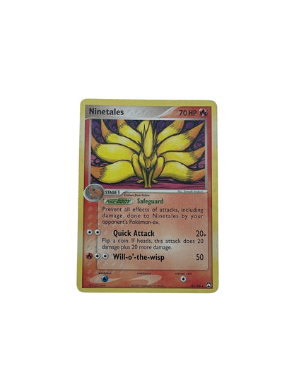 Originalt Pokémonkort – Ninetales Rare forside fra EX Power Keepers, kort nr. 19/108 – CollexyLux
