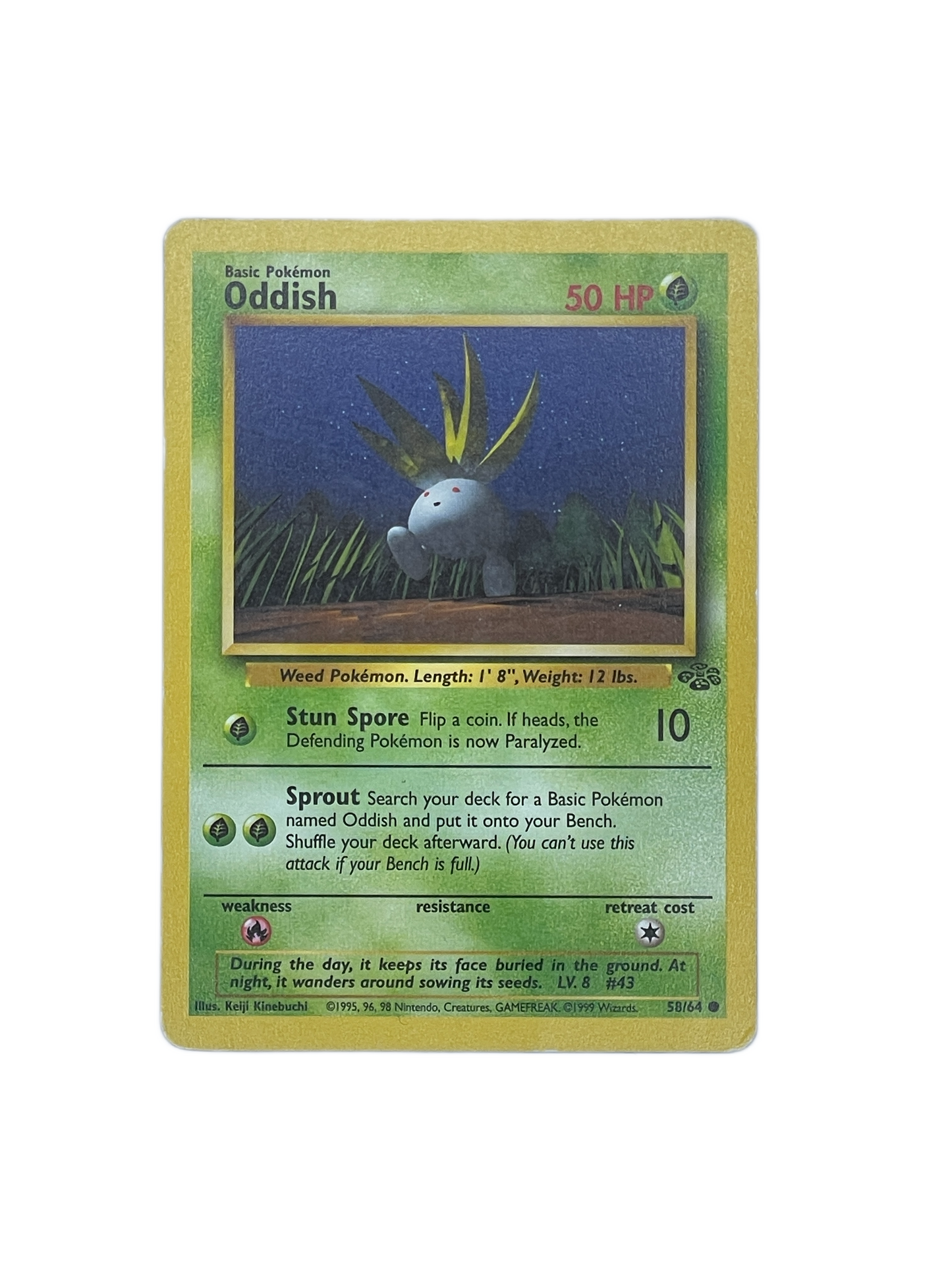 Oddish Common – Jungle 58/64 Pokémon kort