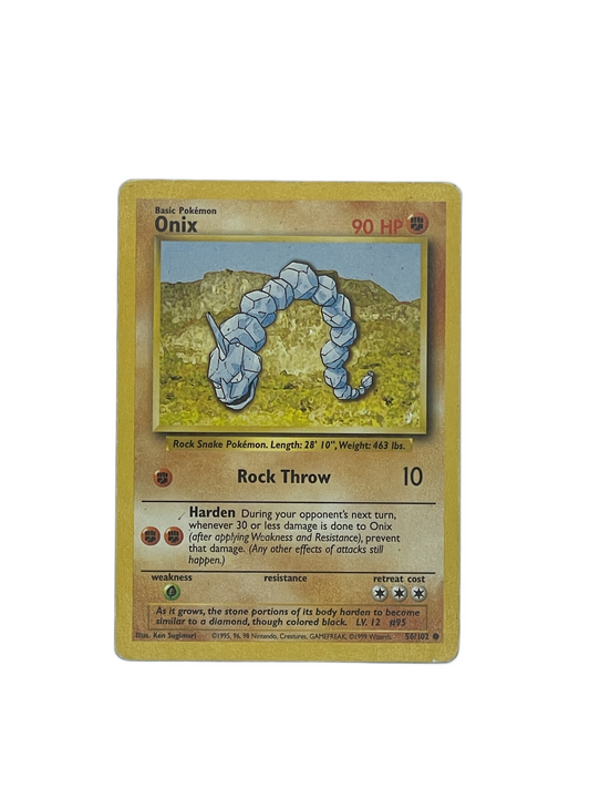 Onix Common – Base Set 56/102 Pokémon cards